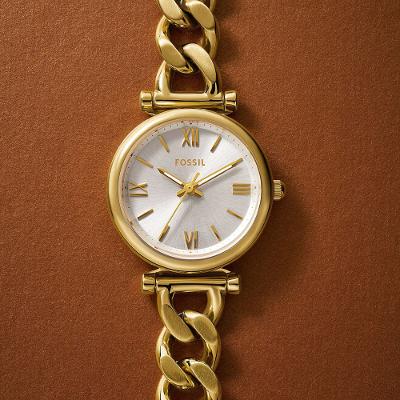Relógio Fossil Feminino Carlie Dourado - ES5329/1DN