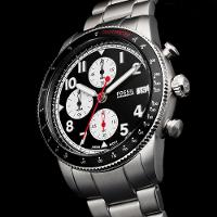 Relógio Fossil Masculino Sport Tourer Prata - FS6045/1KN