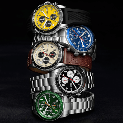 Relógio Fossil Masculino Sport Tourer Prata - FS6047/1KN