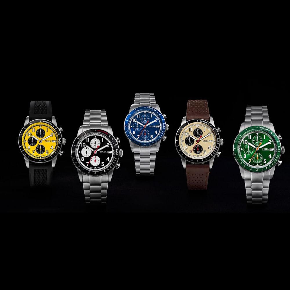 Relógio Fossil Masculino Sport Tourer Prata - FS6044/2KN - 4