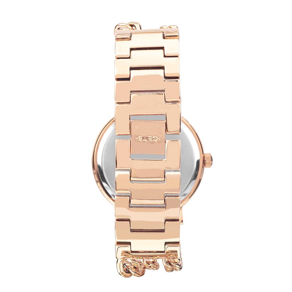 Relógio Euro Feminino Chains Rosé - EU2035YVG/4J - 3