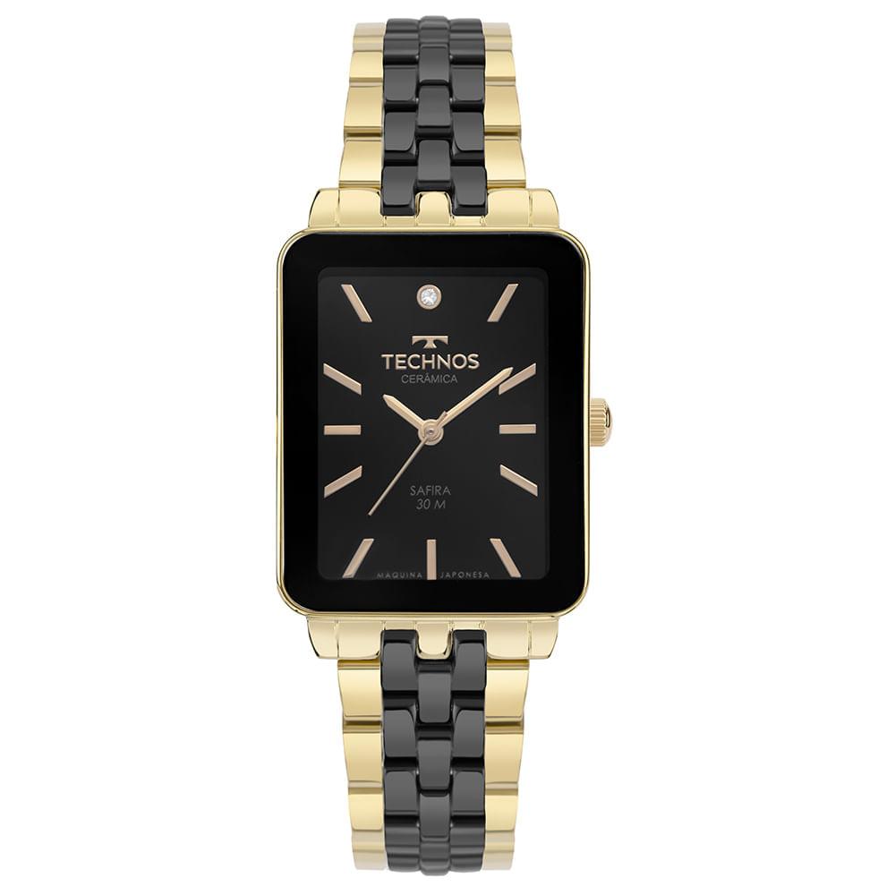 Relógio Technos Feminino Ceramic/saphire Dourado - 2035MZP/1P - 1
