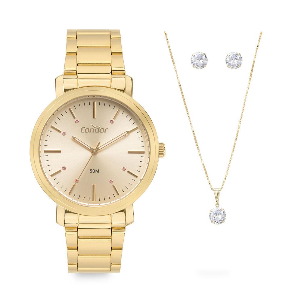 Kit Condor Feminino Dia A Dia Dourado - CO2035NBO/K4X - 1