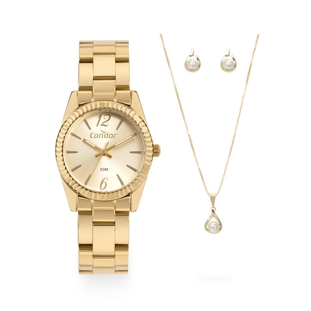 Kit Condor Feminino Elegante Dourado - COPC21JMG/K4X - 1