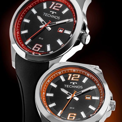 Relógio Technos Masculino Racer Prata - 2115TWQ/1P