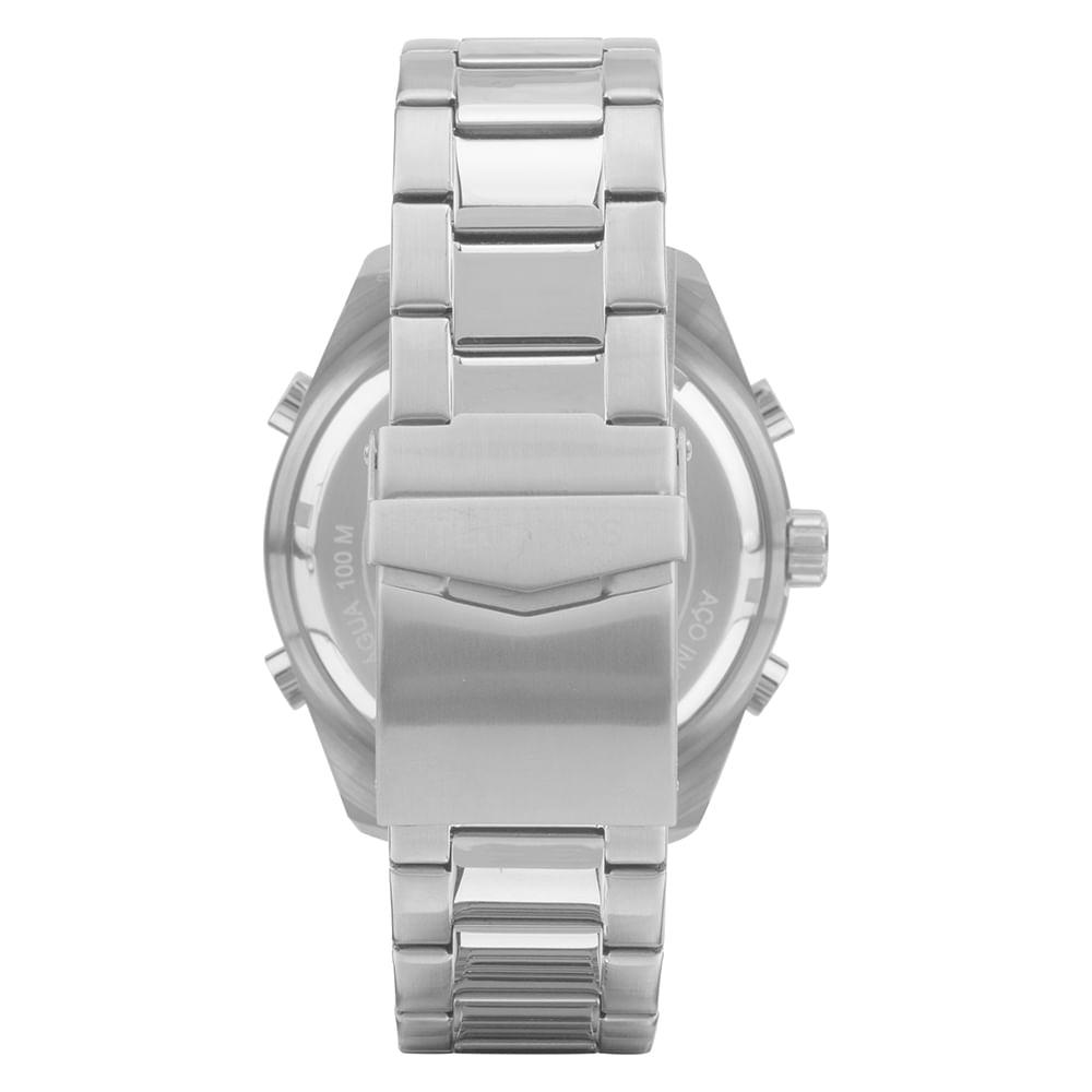 Relógio Technos Masculino Digitech Prata - YXD0645AAB/1A - 3