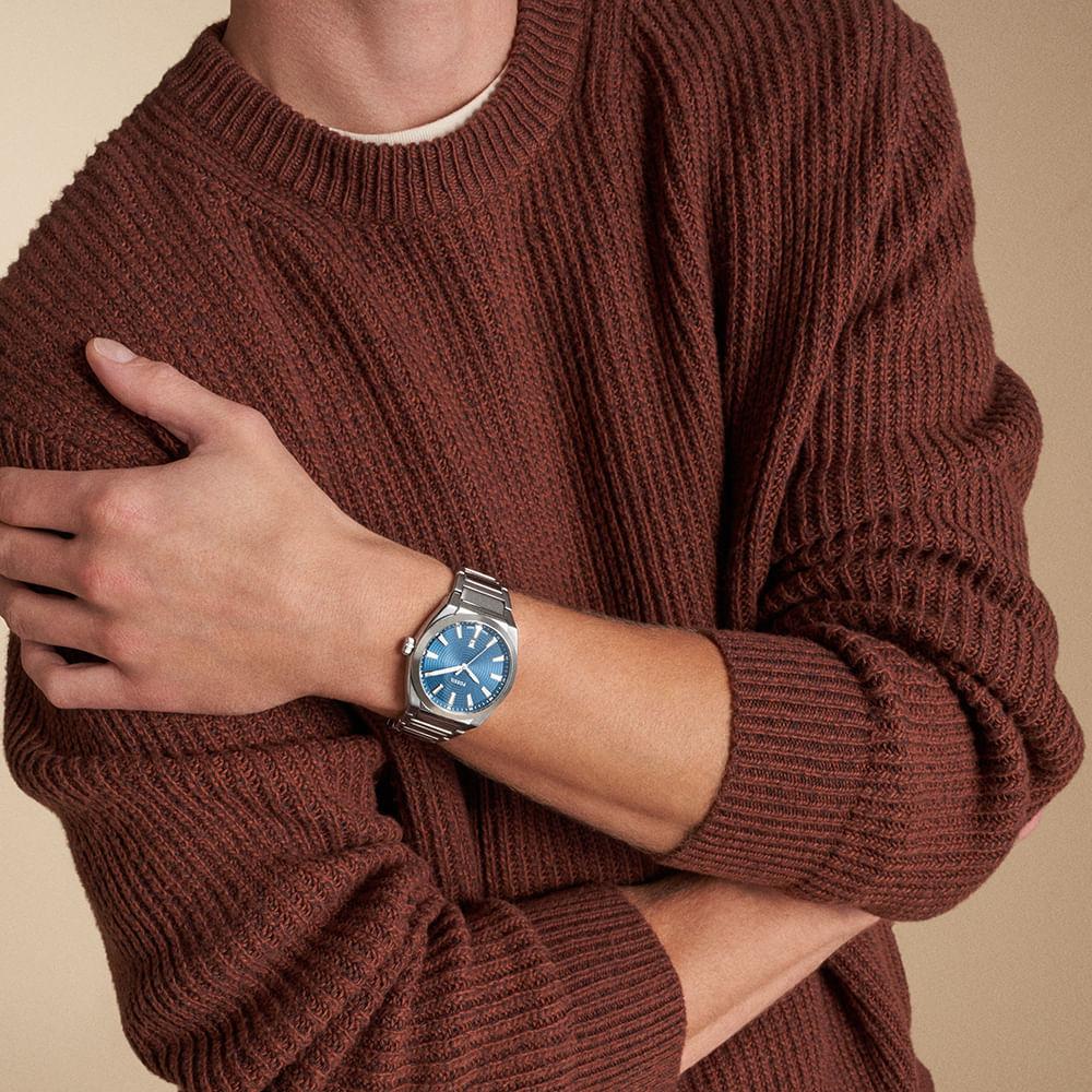 Relógio Fossil Masculino Everett Prata - FS6054/1KN - 4