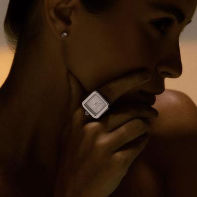 Relógio Anel Euro Feminino Unique Rosé - EU2035YWY/4JI