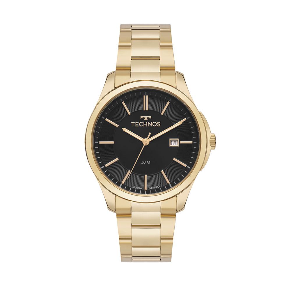 Relógio Technos Masculino Steel Dourado - 2115TWR/1D - 1
