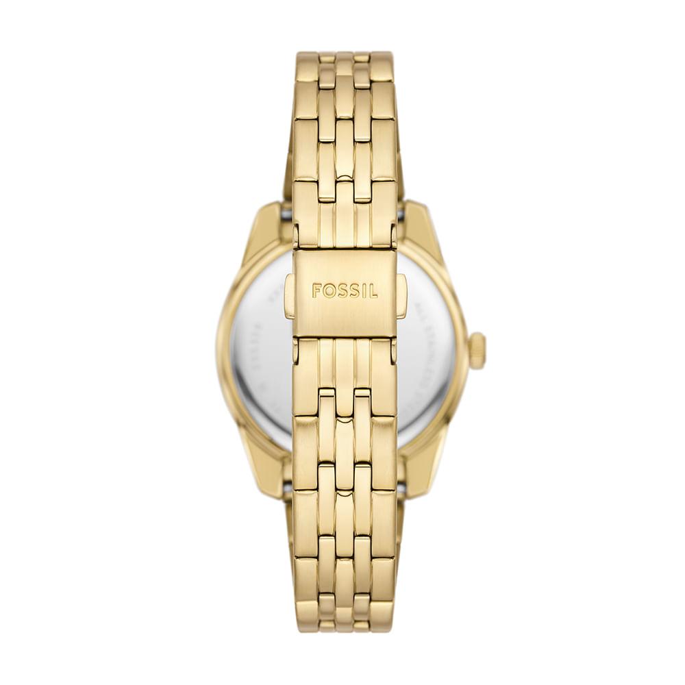 Relógio Fossil Feminino Scarlette Dourado - ES5338/1DN - 3