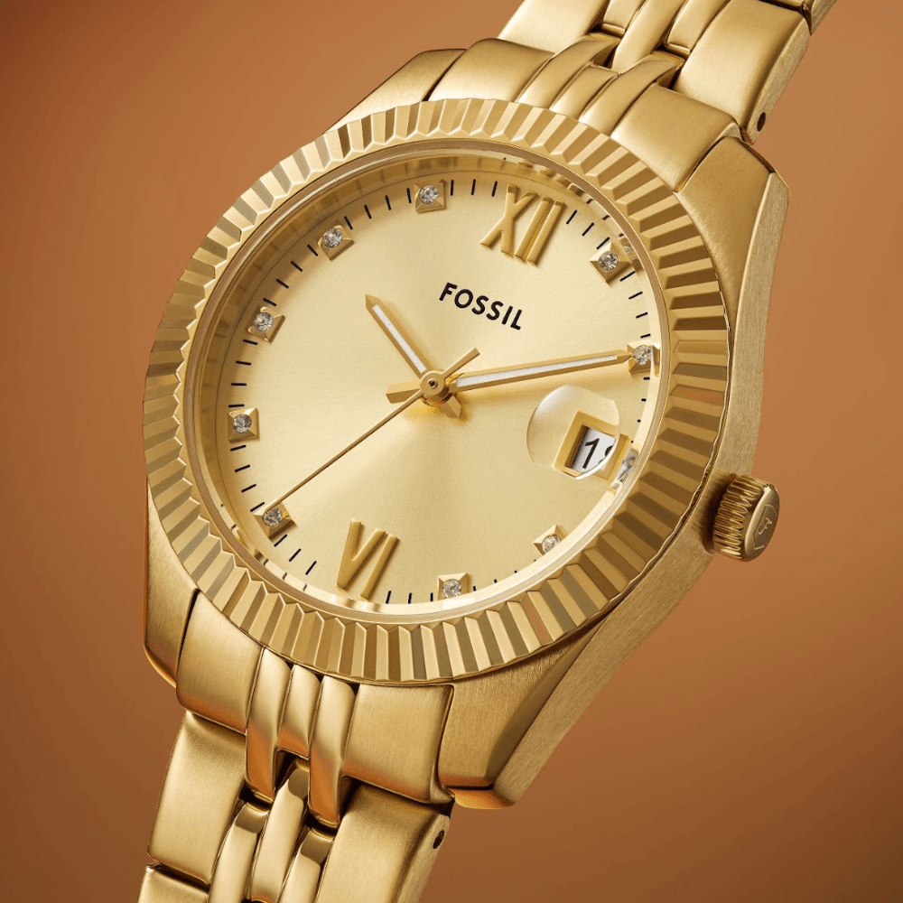 Relógio Fossil Feminino Scarlette Dourado - ES5338/1DN - 5