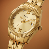 Relógio Fossil Feminino Scarlette Dourado - ES5338/1DN - 5