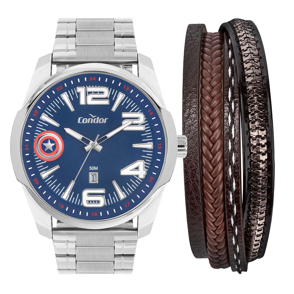 Kit Condor Masculino Speed Prata - CO2115MZM/KI4A - 1