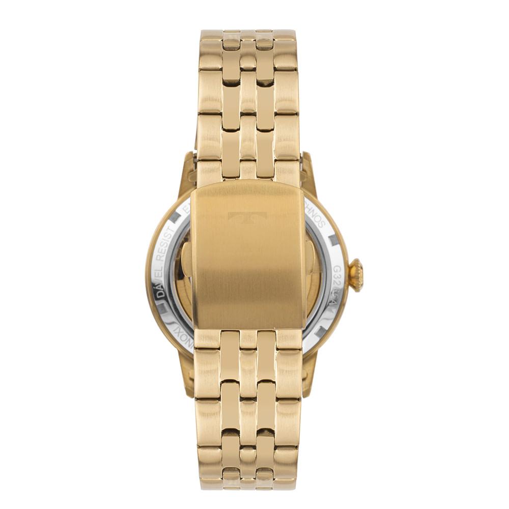 Relógio Technos Masculino Automatico Dourado - G3265AU/1P - 3
