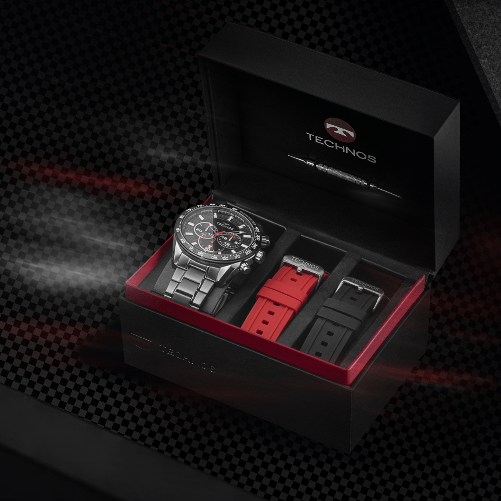 Relógio Technos Masculino Ts Carbon Grafite - JS25BBS/T1A - 6