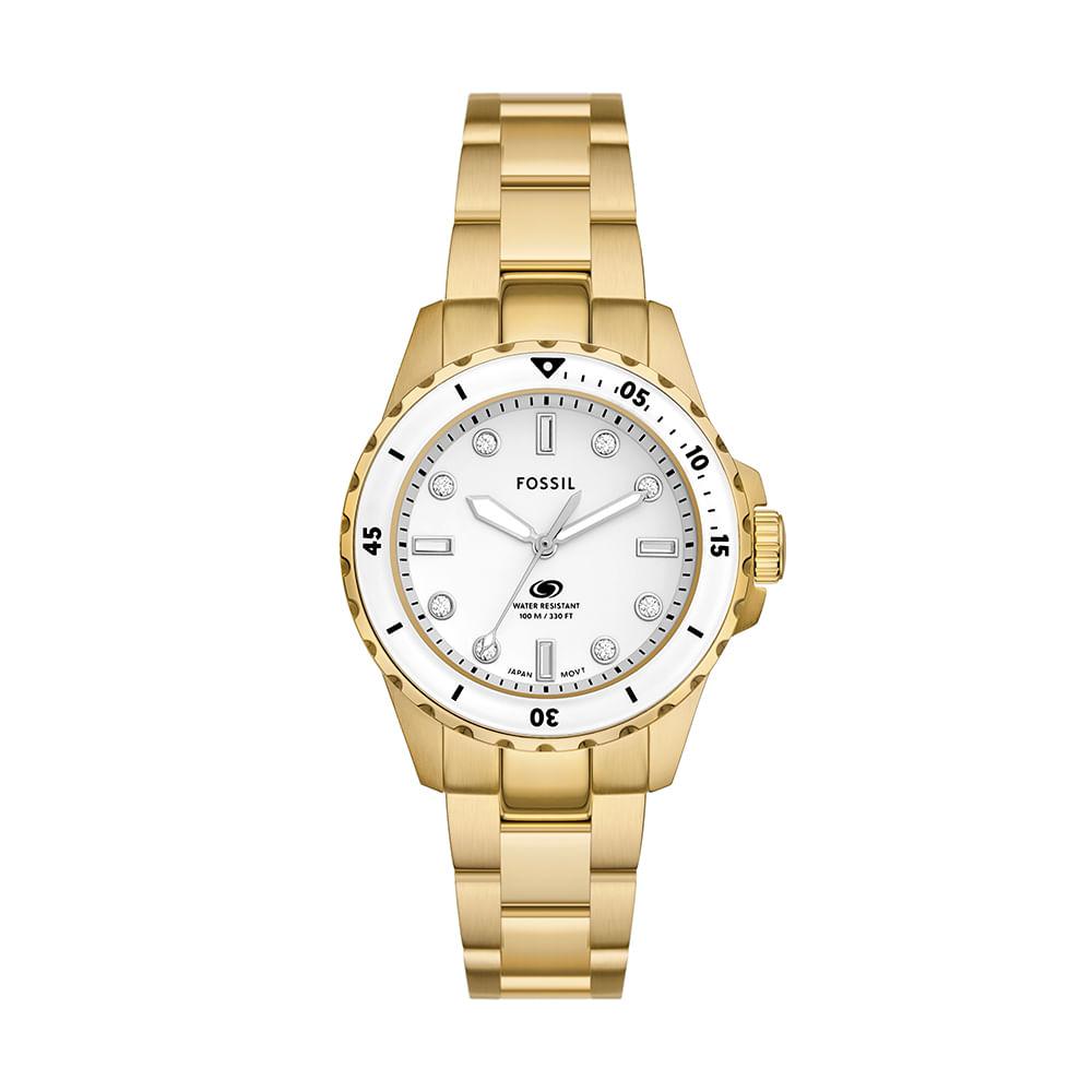 Relógio Fossil Feminino Blue Dourado - ES5350/1DN - 1