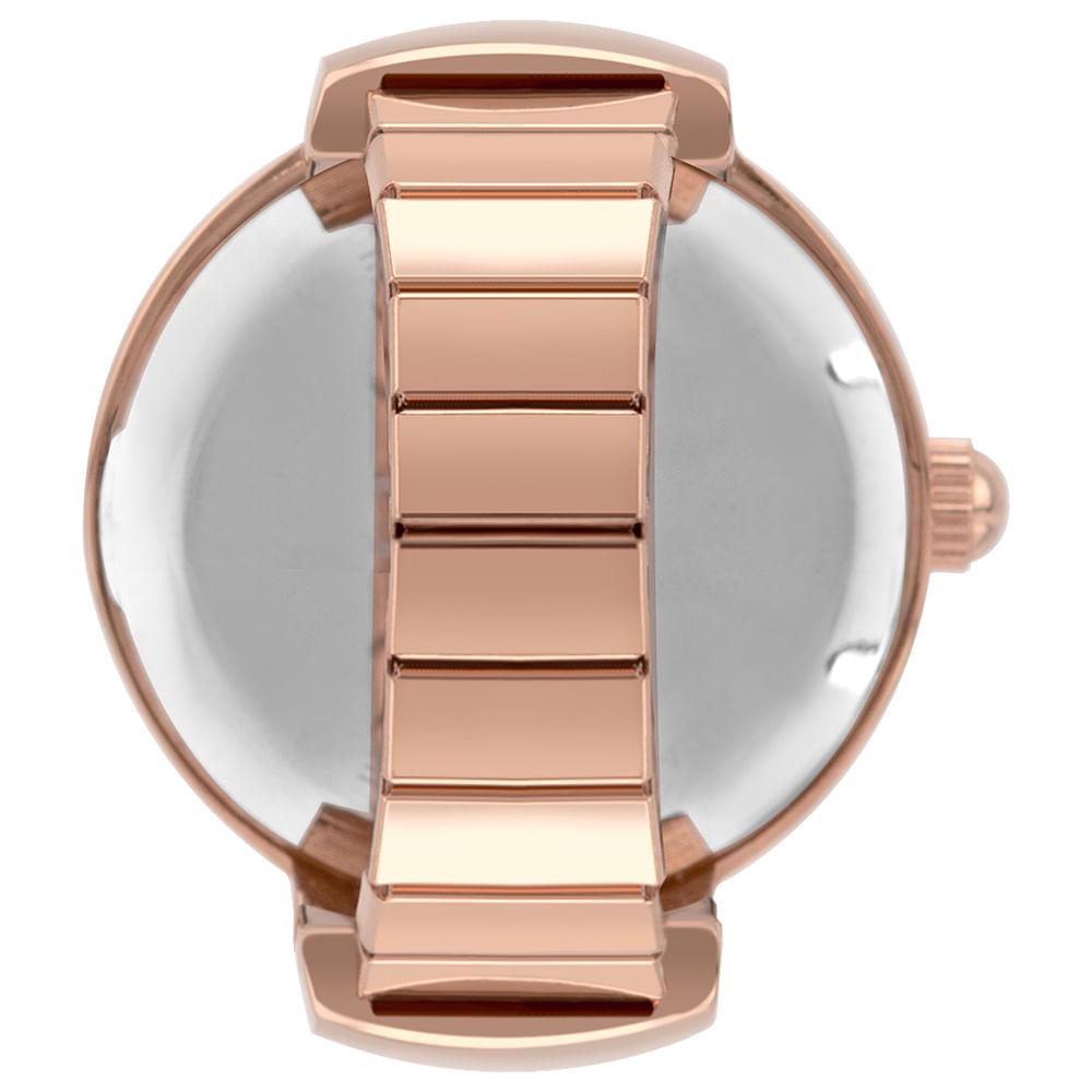 Relógio Anel Euro Feminino Unique Rosé - EU2035YUX/4J - 3