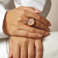 Relógio Anel Euro Feminino Unique Rosé - EU2035YUX/4J - 5