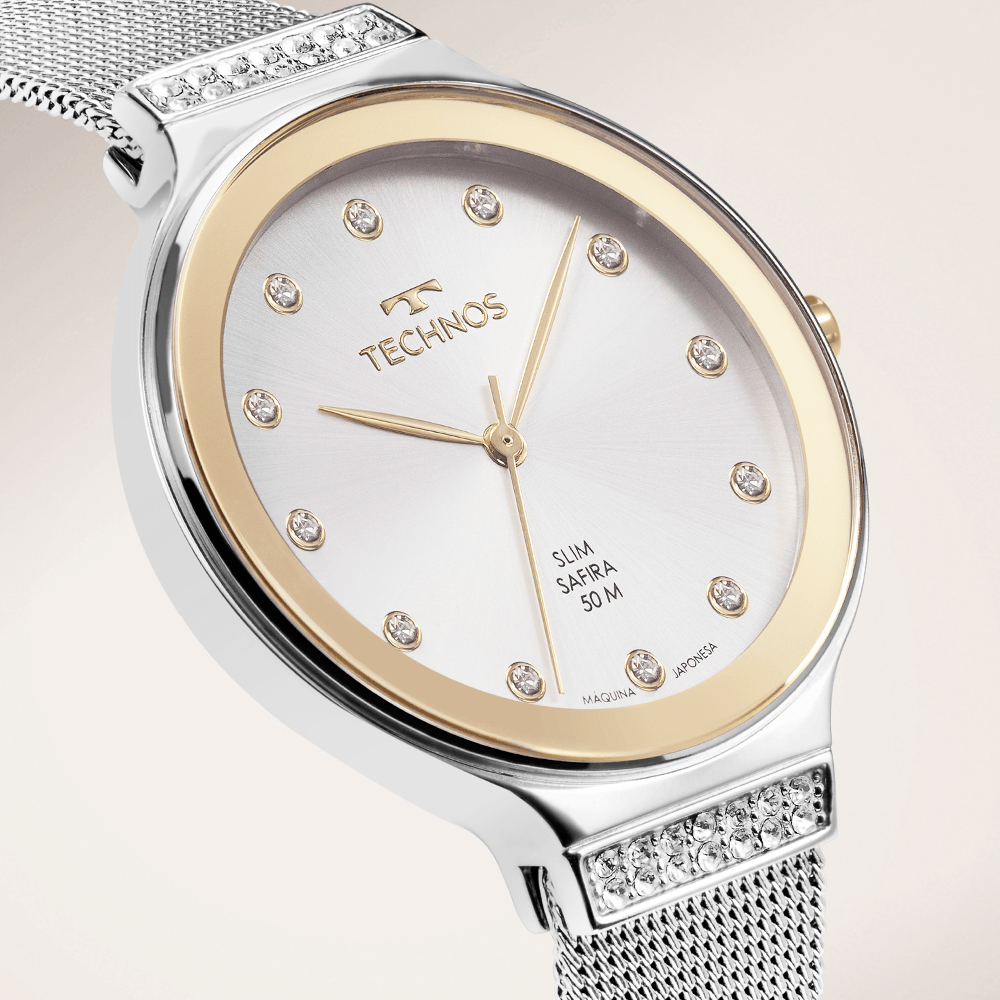Relógio Technos Feminino Slim Prata - GL32BA/1K - 1