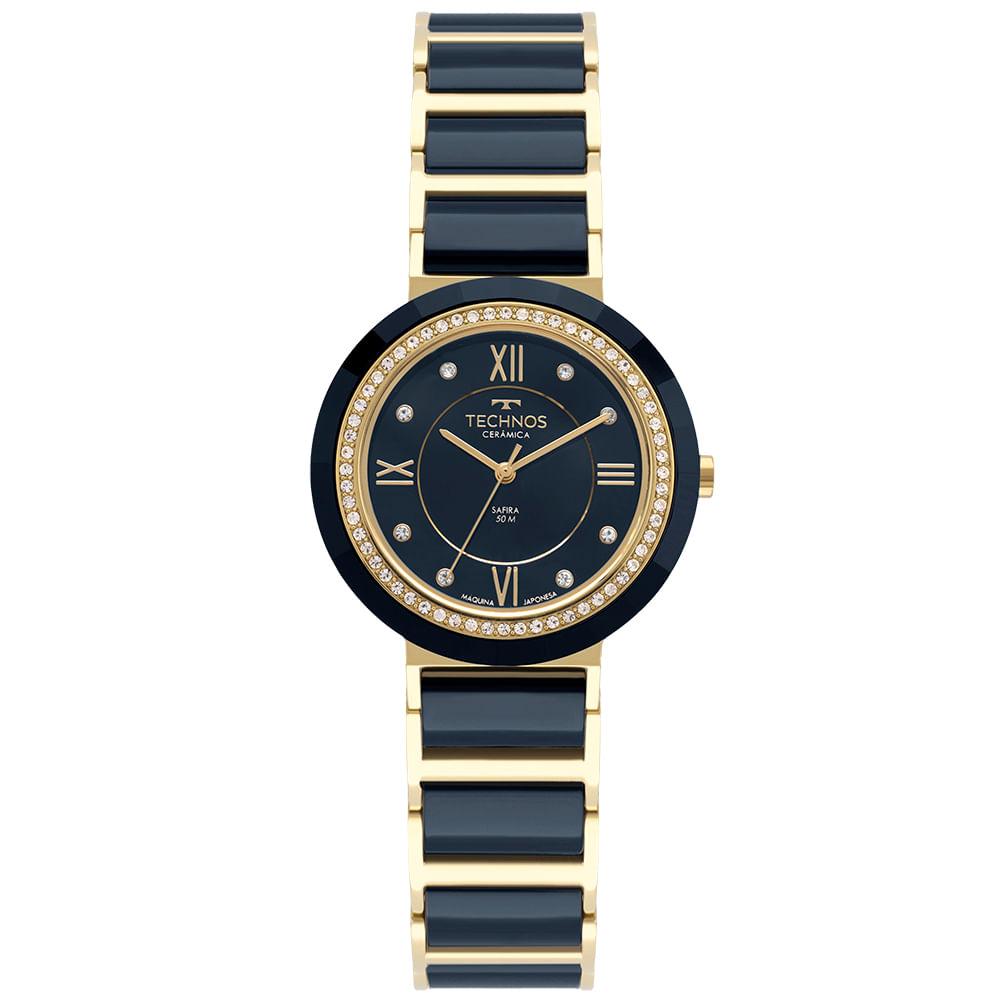 Relógio Technos Feminino Ceramic/saphire Dourado - 2036MRP/1A - 1