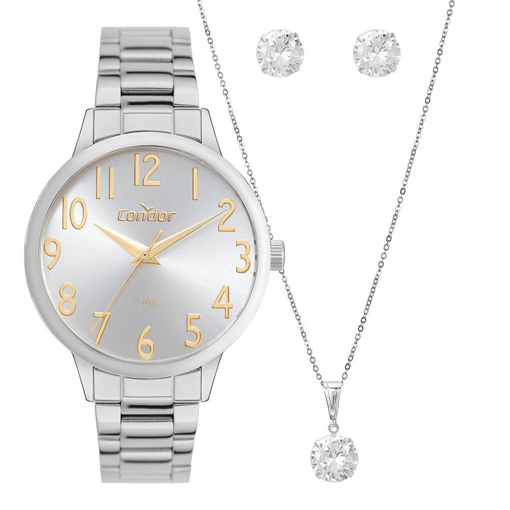 Kit Condor Feminino Dia A Dia Prata - CO2035NDB/K4K - 1