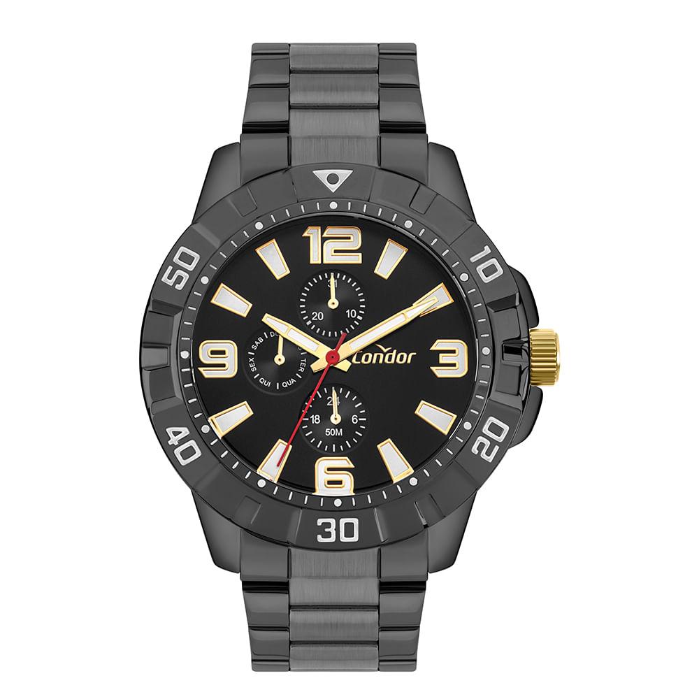 Relógio Condor Masculino Civic Grafite - CO6P27AB/4P - 1