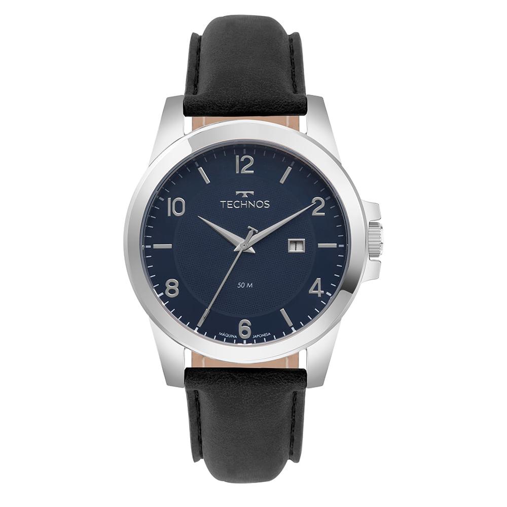 Relógio Technos Masculino Steel Prata - 2117LFN/0A - 1