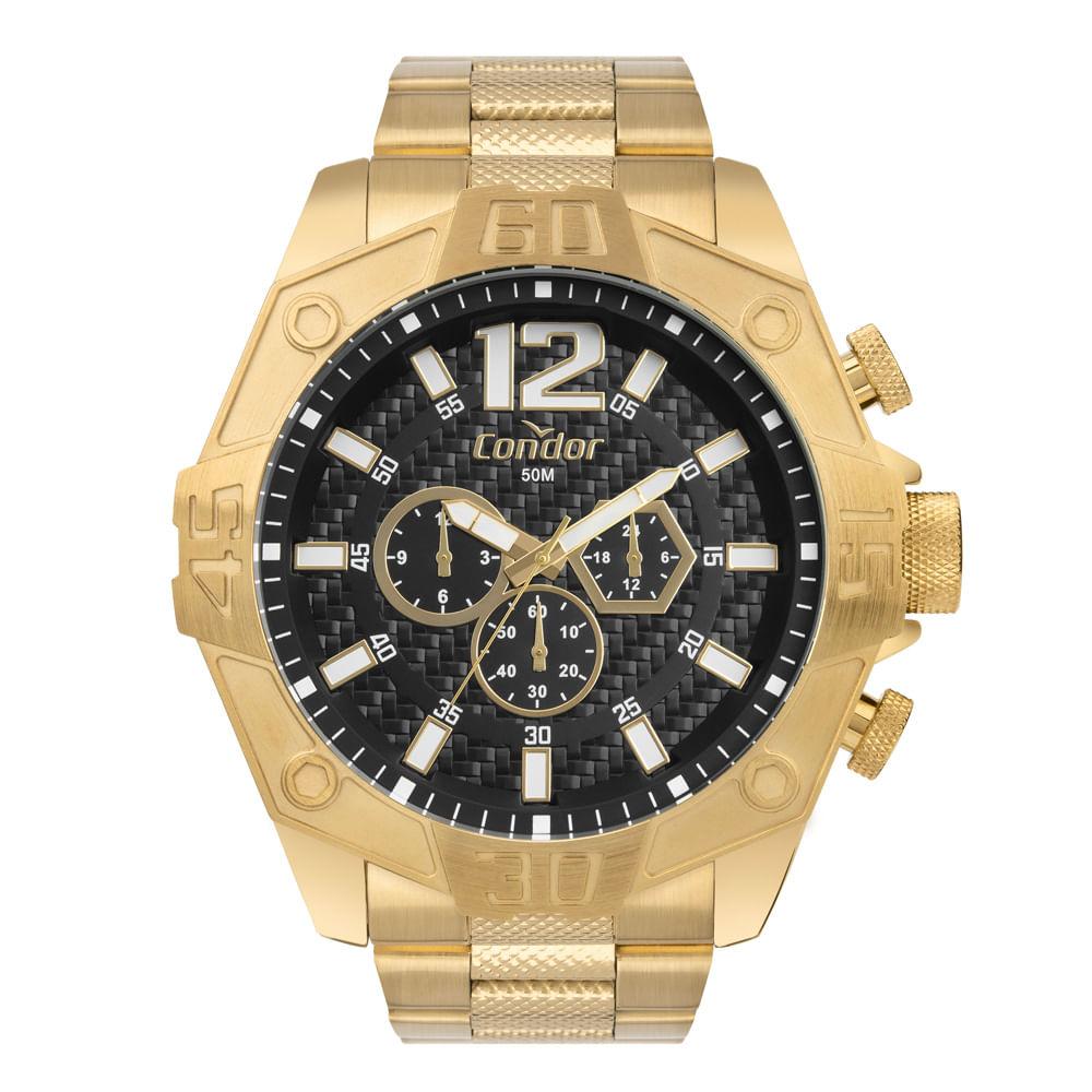 Relógio Condor Masculino Civic Dourado - COVD34AU/4P - 1