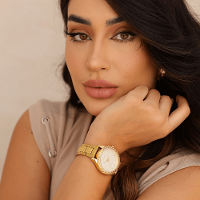 Relógio Euro Feminino Glitz Dourado - EU2035YWB/4D - 4