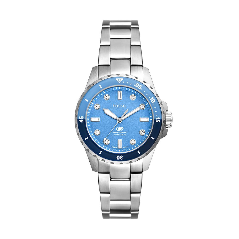 Relógio Fossil Feminino Fossil Blue Prata - ES5353/1KN - 1