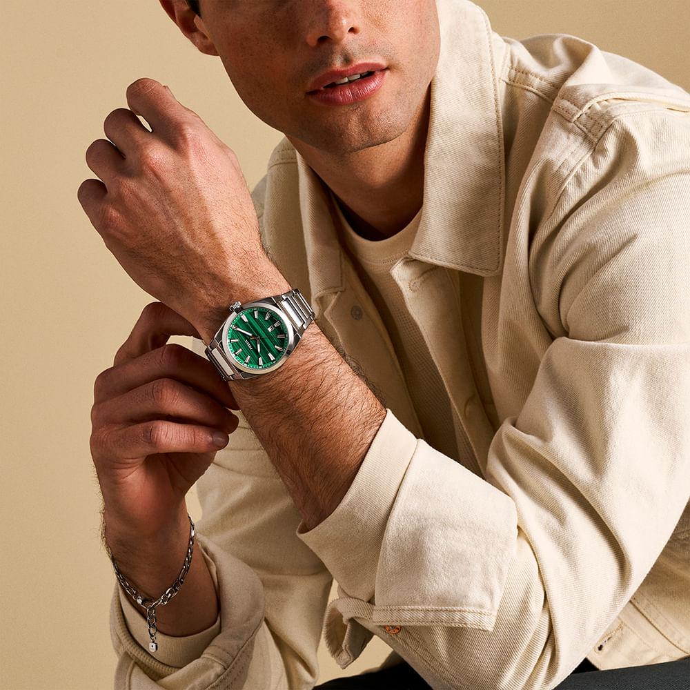 Relógio Fossil Masculino Everett Prata - FS6056/1KI - 4