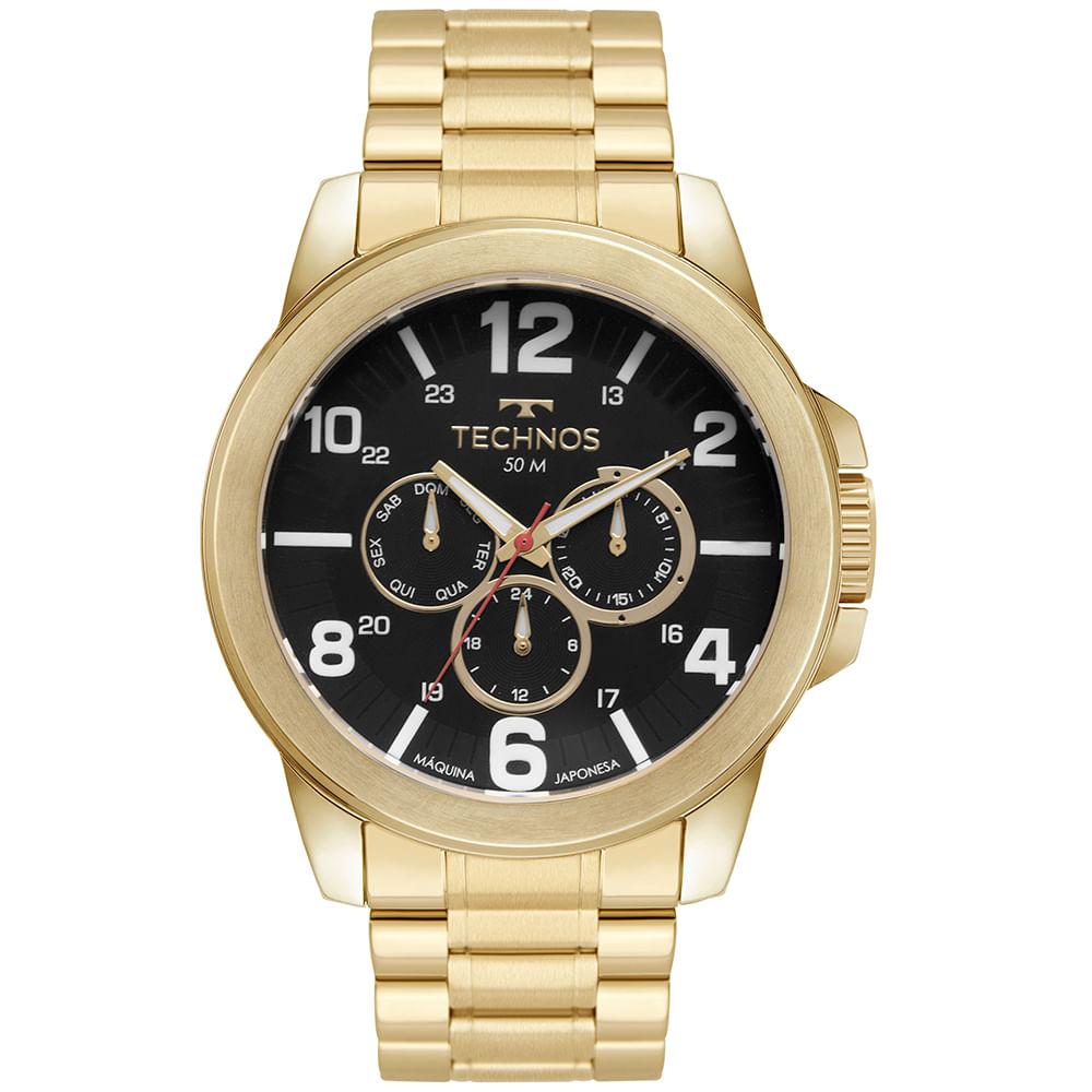 Relógio Technos Masculino Racer Dourado - 6P29AMD/1P - 1