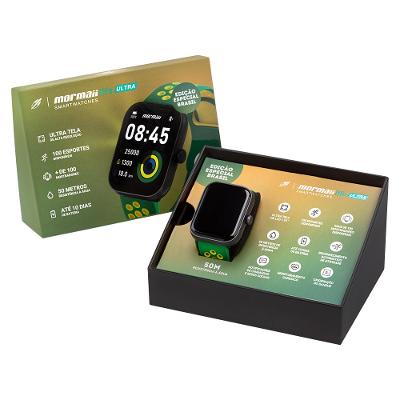 Smartwatch Mormaii Masculino Life Preto - MOLIFEUAL/8V