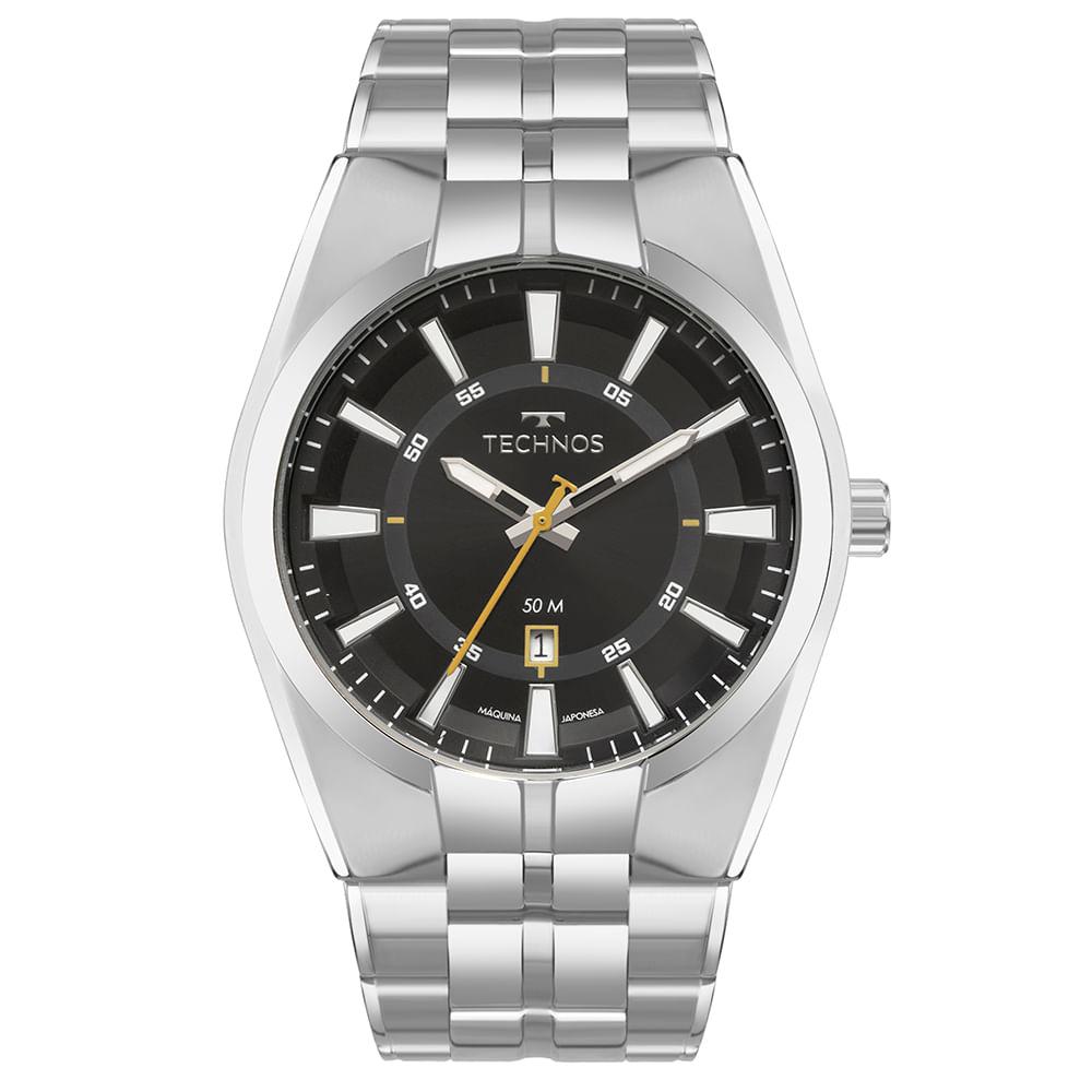 Relógio Technos Masculino Skymaster Prata - 2115TXI/1P - 1