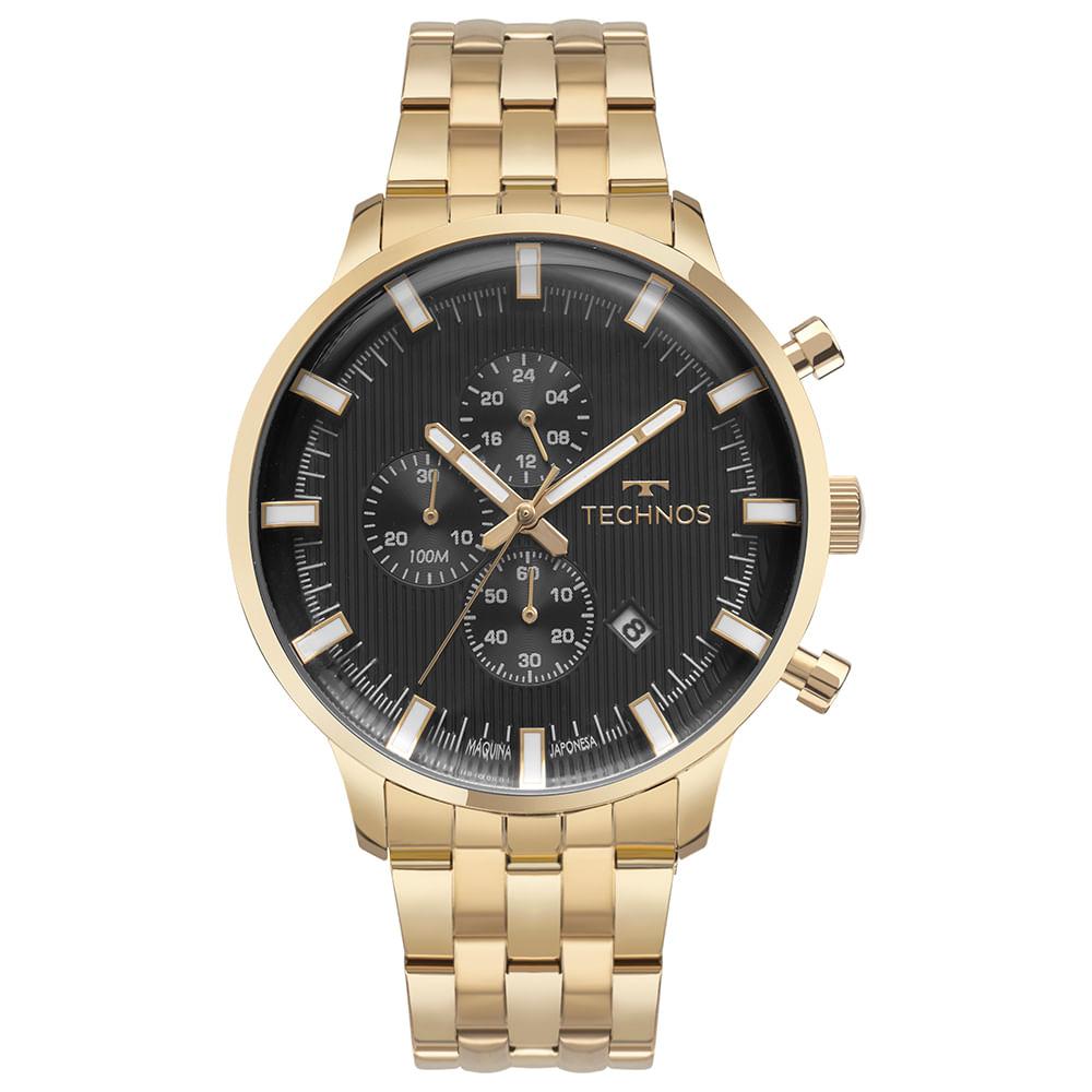 Relógio Technos Masculino Grandtech Dourado - JS15ENQ/1P - 1