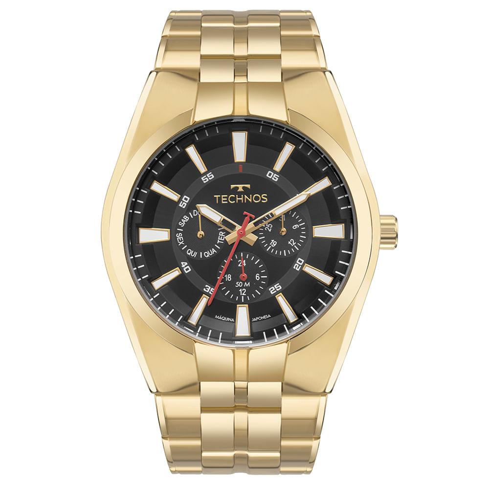 Relógio Technos Masculino Skymaster Dourado - 6P29AMB/1P - 1