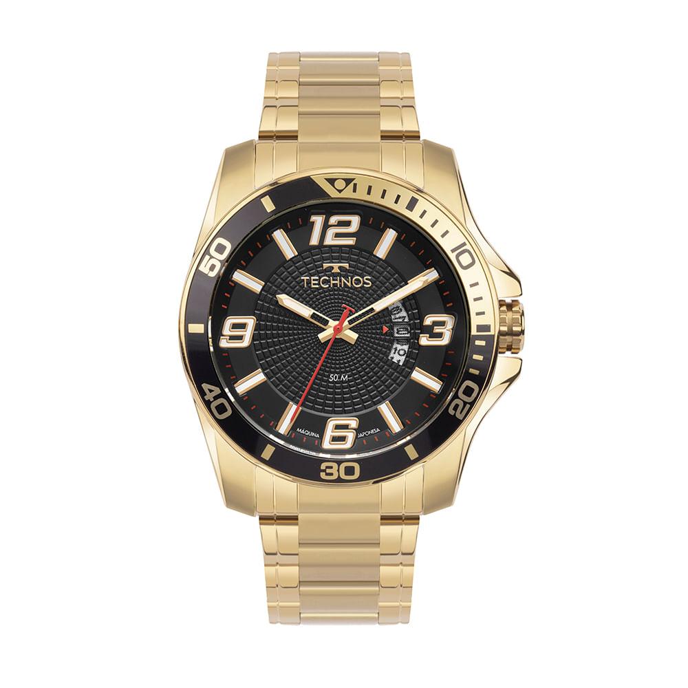 Relógio Technos Masculino Racer Dourado - 2117LFO/1P - 1