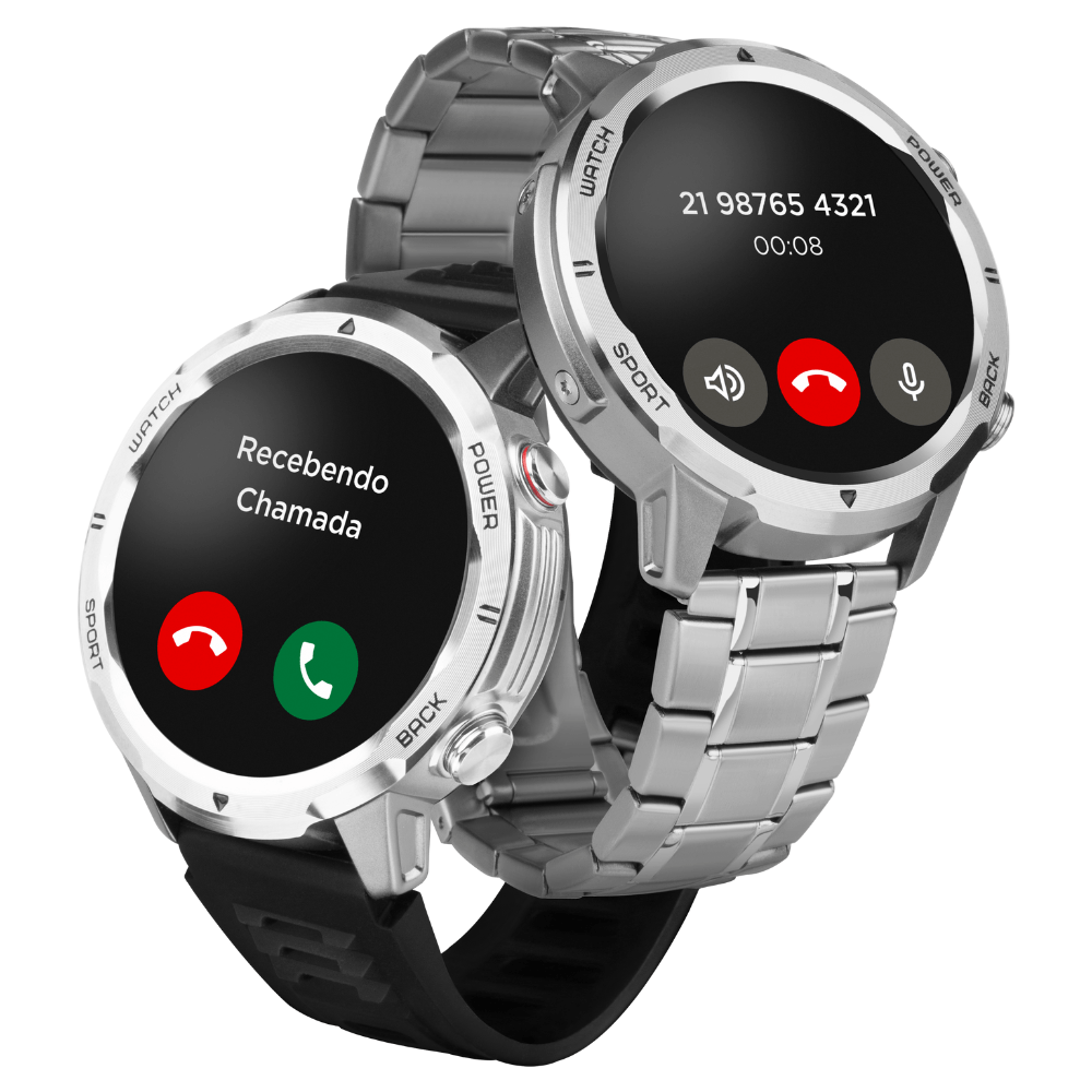 Smartwatch Technos Connect Sports Call Prata - TSPORTSCAA/6K - 3