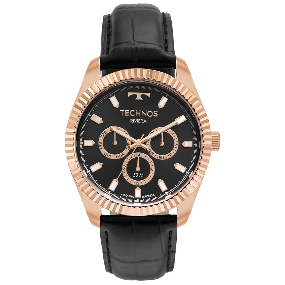 Relógio Technos Masculino Riviera Rosé - 6P79CE/0P - 1