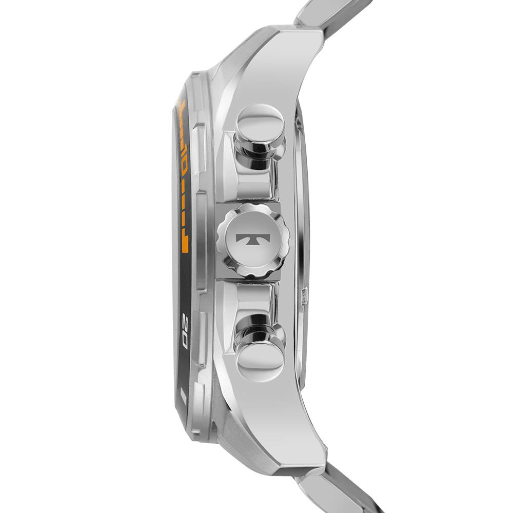 Relógio Technos Masculino Ts Digitech Prata - BJ3530AC/1P - 2