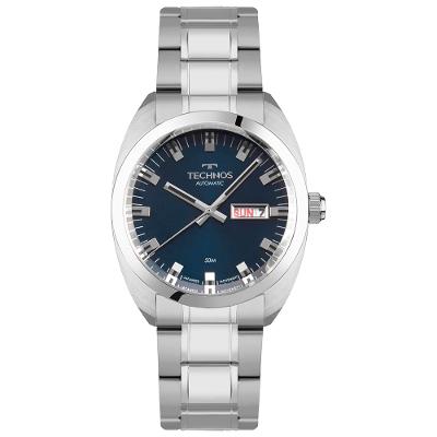Relógio Technos Masculino Automático 1958 Prata - 8205OV/1A