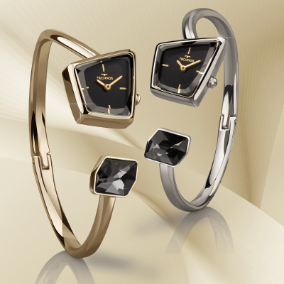 Relógio Technos Feminino Crystal Dourado - VX10AA/1P