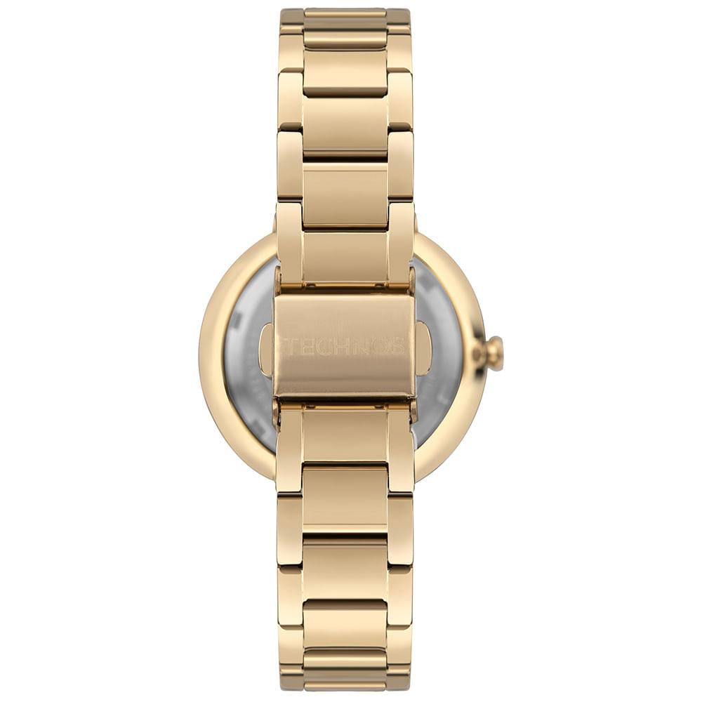 Relógio Technos Feminino Slim Dourado - VJ21AC/1D - 3