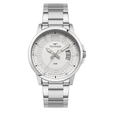 Relógio Technos Masculino Racer Prata - 2315LAR/1K