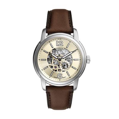 Relógio Fossil Masculino Heritage Prata - ME3264/0KN