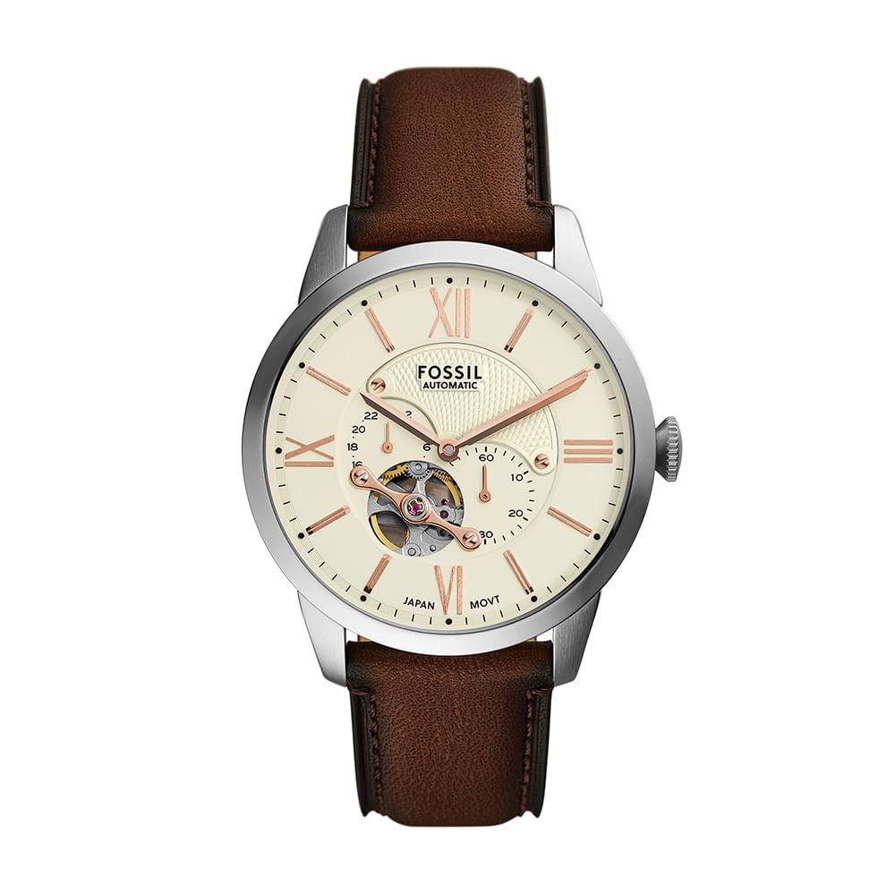 Relógio Fossil Masculino Townsman Prata - ME3266/0CN - 1