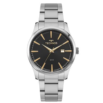 Relógio Technos Masculino Steel Prata - 2115TZG/1P