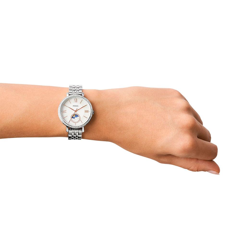 Relógio Fossil Feminino Jacqueline Prata - ES5164/1KN - 4
