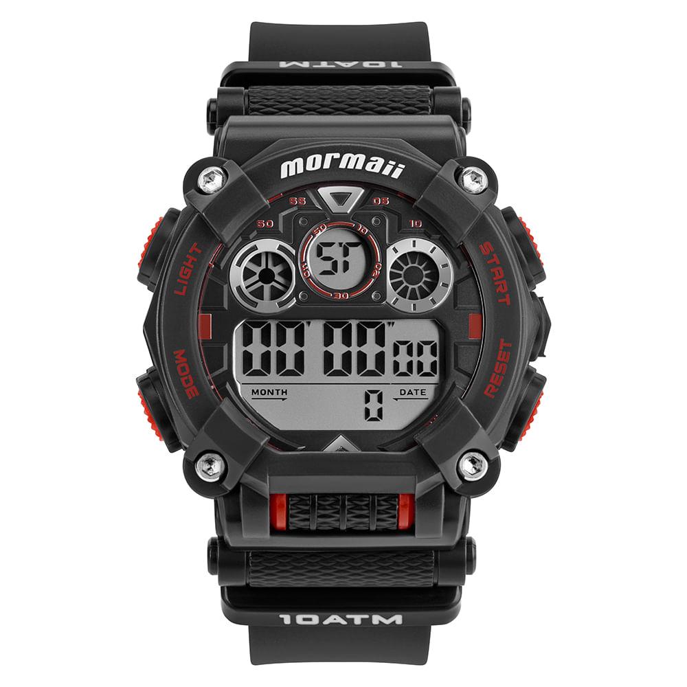 Relógio Mormaii Masculino Force Preto - MO8005/8P - 1