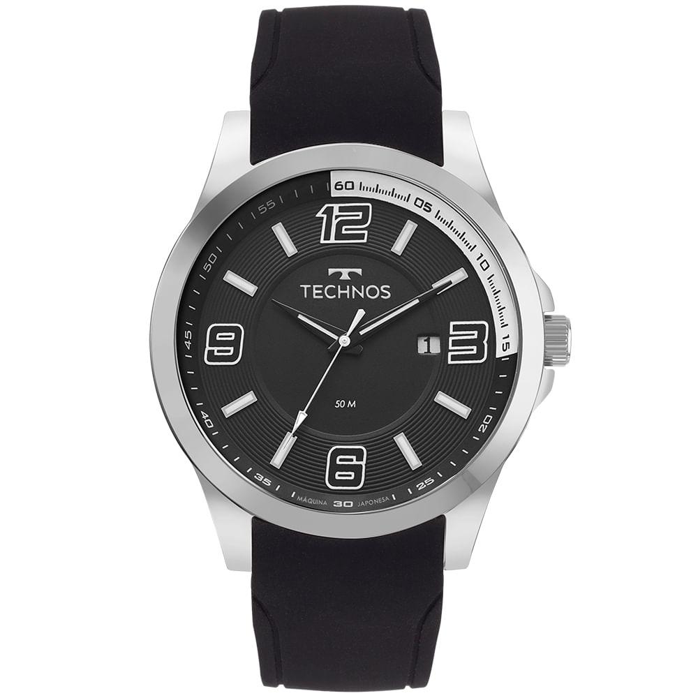 Relógio Technos Masculino Racer Prata - 2115TYU/2P - 1